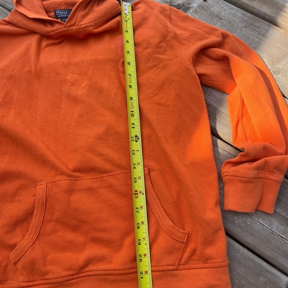 Polo by Ralph Lauren Men's Vibrant Orange Hoodie - Picture 7 of 11